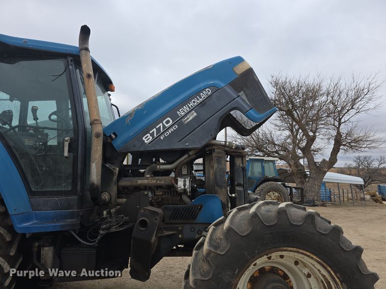 image for item DO7816 1997 New Holland 8770 MFWD tractor