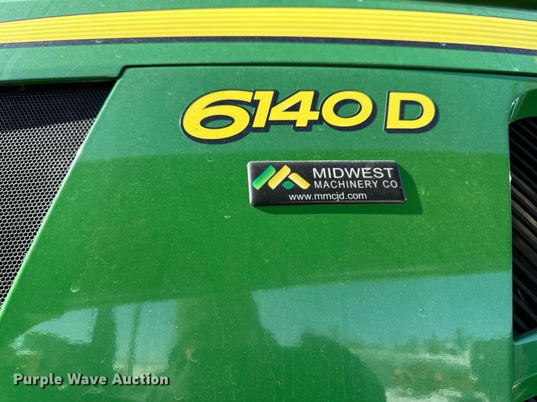 image for item DT0576 2013 John Deere 6140D MFWD tractor