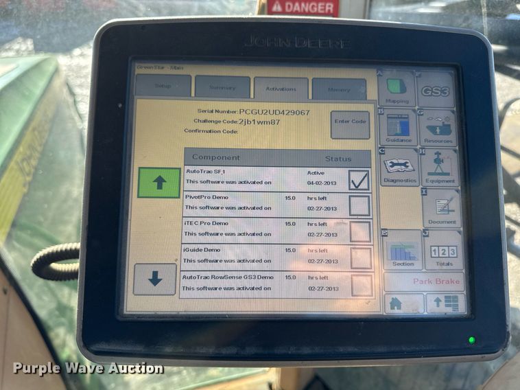 image for item DT0608 2013 John Deere 4940 sprayer