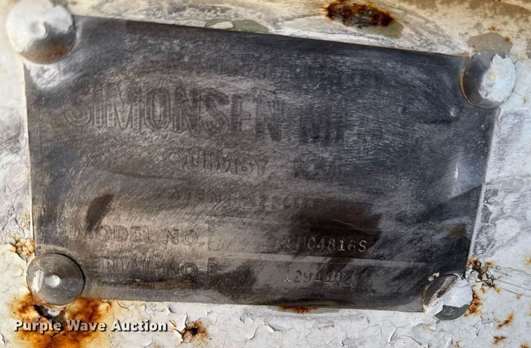 image for item DT0609 Simonsen Manufacturing SMC4816S seed tender bed