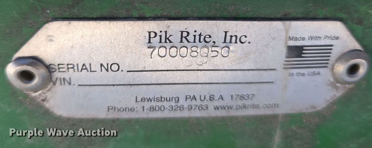 image for item DW3147 Pik Rite 790 Hydra-Ram manure spreader