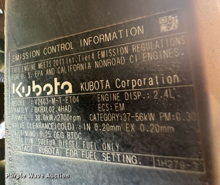 image for item EC3473 2013 Kubota MX5100DT MFWD tractor