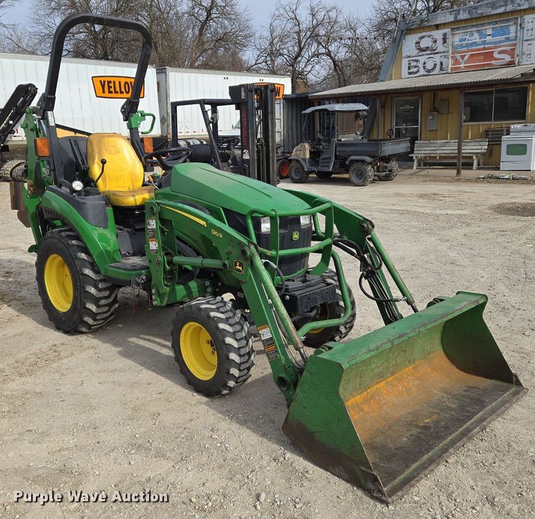 image for item EO0600 2018 John Deere 2025R MFWD tractor