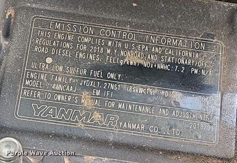 image for item EO0600 2018 John Deere 2025R MFWD tractor