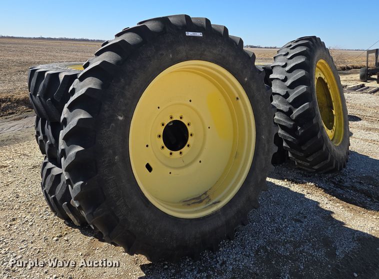 image for item EQ6734 (8) tractor tires and wheels