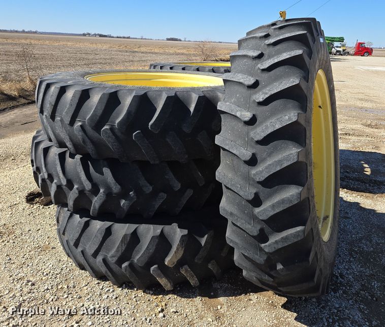 image for item EQ6734 (8) tractor tires and wheels