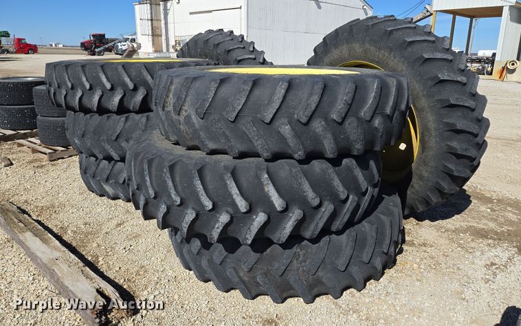 image for item EQ6734 (8) tractor tires and wheels