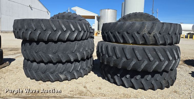 image for item EQ6734 (8) tractor tires and wheels