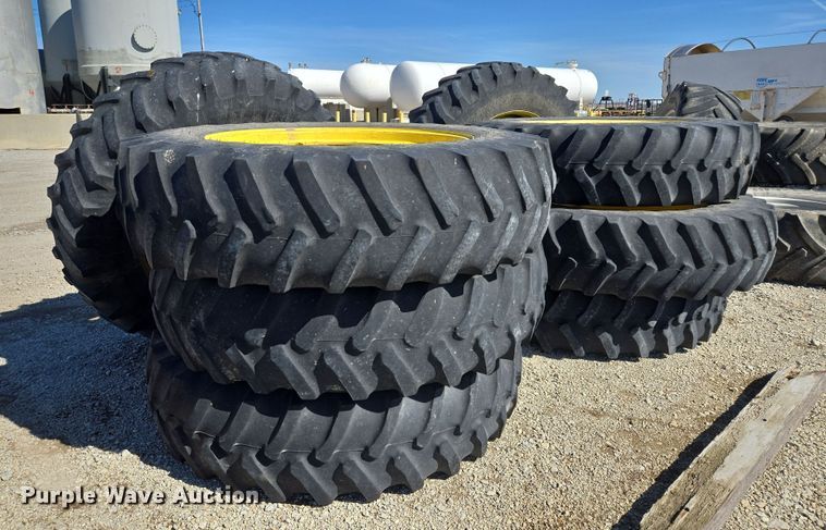image for item EQ6734 (8) tractor tires and wheels