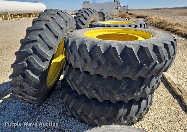 image for item EQ6734 (8) tractor tires and wheels