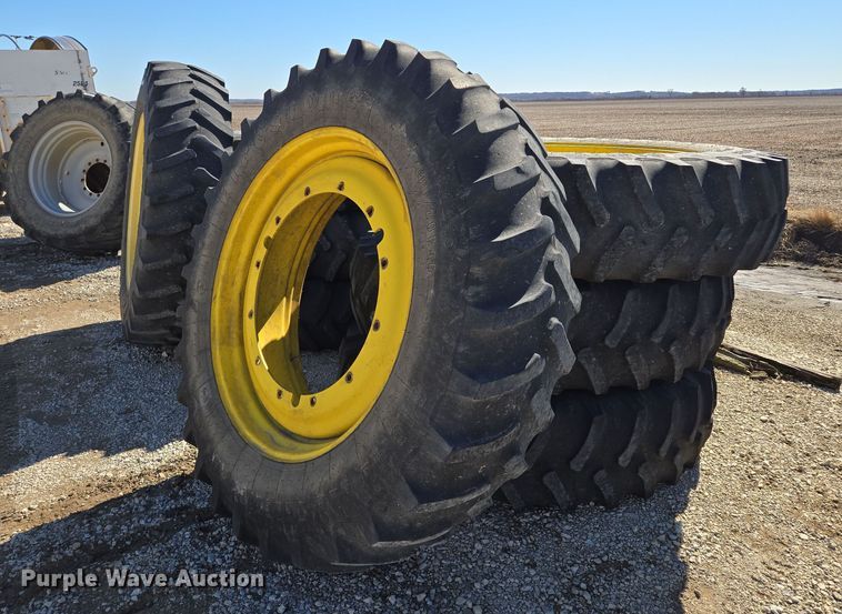 image for item EQ6734 (8) tractor tires and wheels