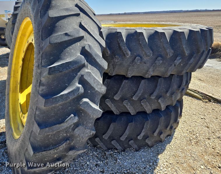 image for item EQ6734 (8) tractor tires and wheels