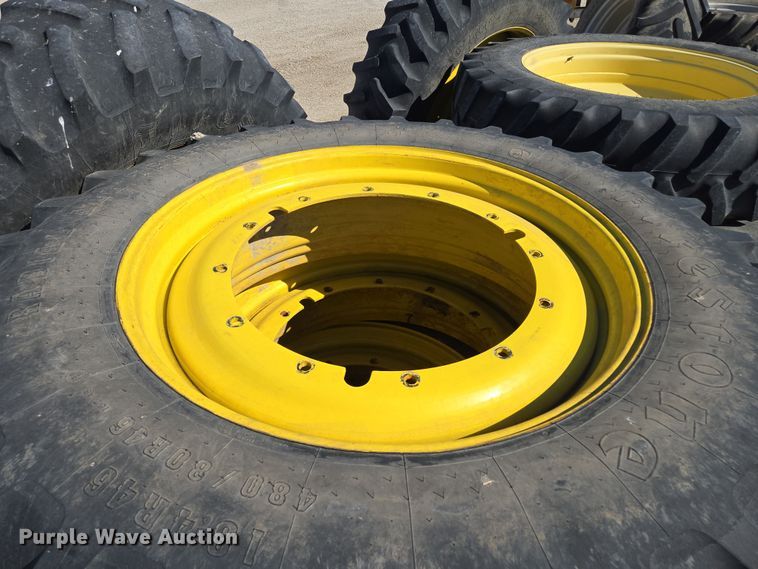 image for item EQ6734 (8) tractor tires and wheels