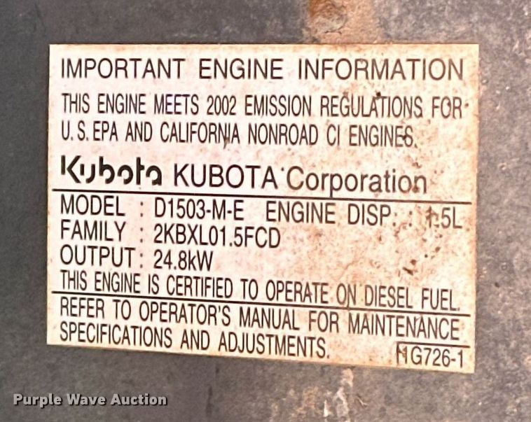 image for item ER4999 Kubota L3130D MFWD tractor