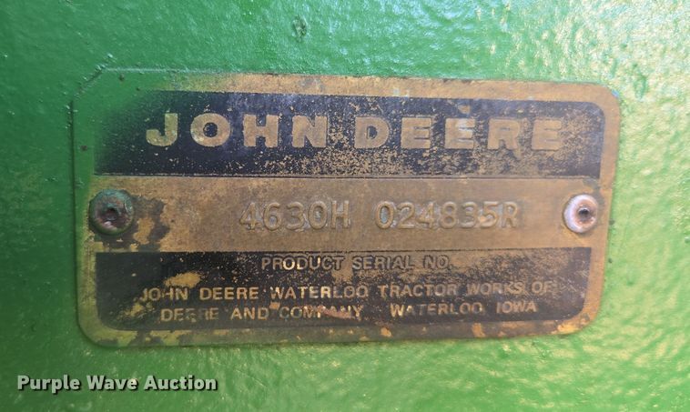 image for item ER5124 1976 John Deere 4630 tractor