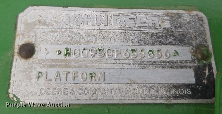 image for item ER5127 John Deere 930 rigid head