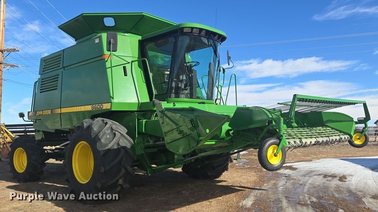 image for item ER5128 1995 John Deere 9600 RWA combine