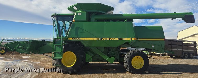 image for item ER5128 1995 John Deere 9600 RWA combine