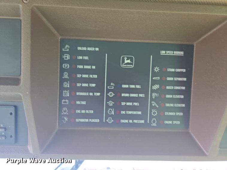 image for item ER5128 1995 John Deere 9600 RWA combine