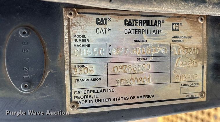 image for item EY9906 1995 Caterpillar Challenger 65C tractor