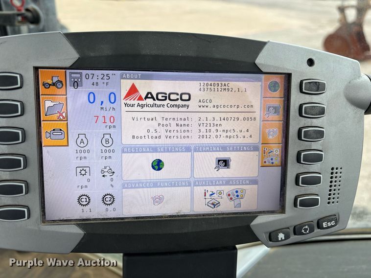 image for item OK9493 2012 Challenger MT665D MFWD tractor