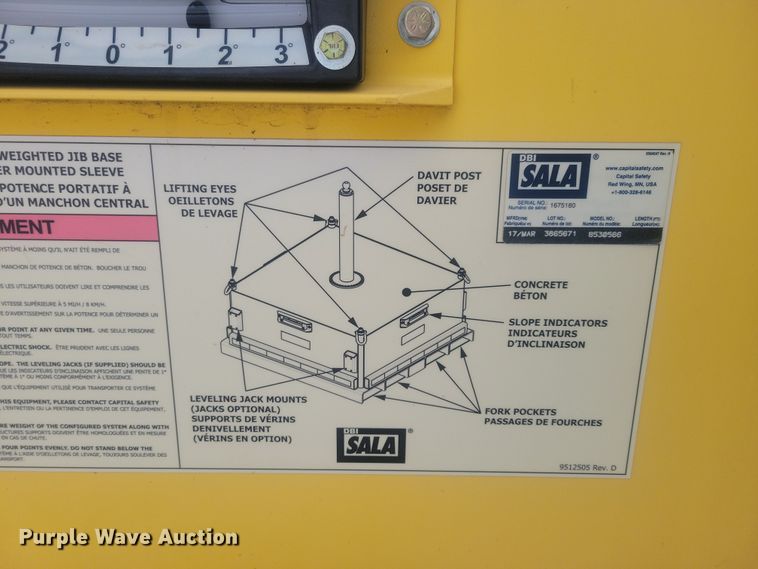 image for item DN3687 2017 DBI-Sala Flexiguard  fall protection equipment
