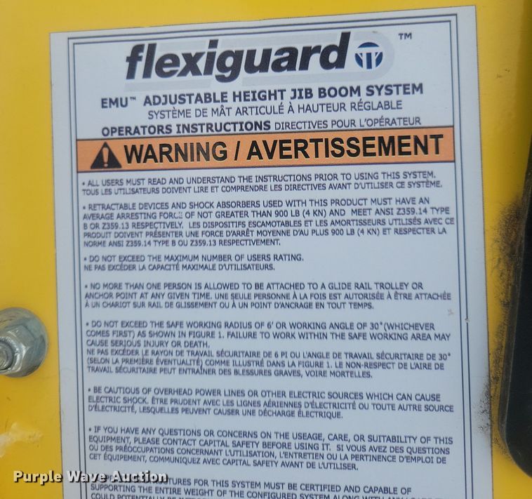 image for item DN3687 2017 DBI-Sala Flexiguard  fall protection equipment
