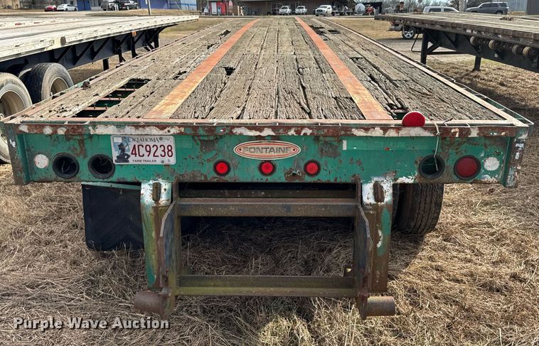 image for item DO0311 1991 Fontaine flatbed trailer