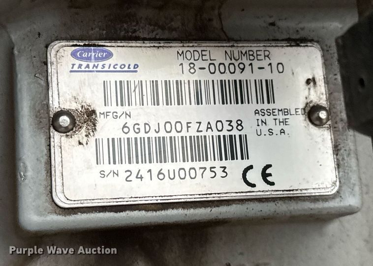 image for item DO2629 2017 Utility Trailers VS2RA refrigerated van trailer