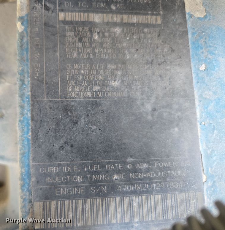 image for item DP6196 2002 International 4700 flatbed truck