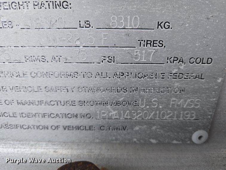 image for item DS5255 1999 Polar tank trailer