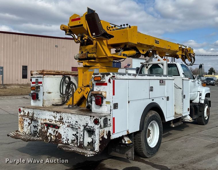 image for item DT0622 1992 Chevrolet Topkick C6500 digger derrick truck