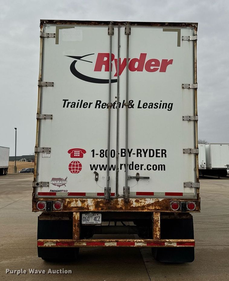 image for item DT0656 2008 Wabash National DVLHHSA dry van trailer