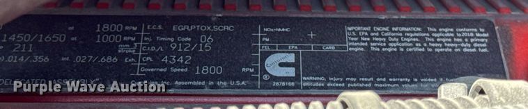 image for item DU3300 2019 International LT625 semi truck