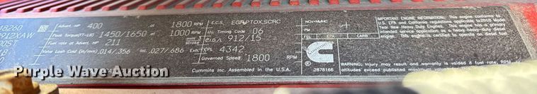 image for item DU3301 2019 International LT625 semi truck