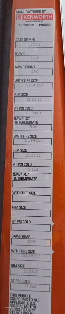 image for item DV1265 2017 Kenworth T680 semi truck