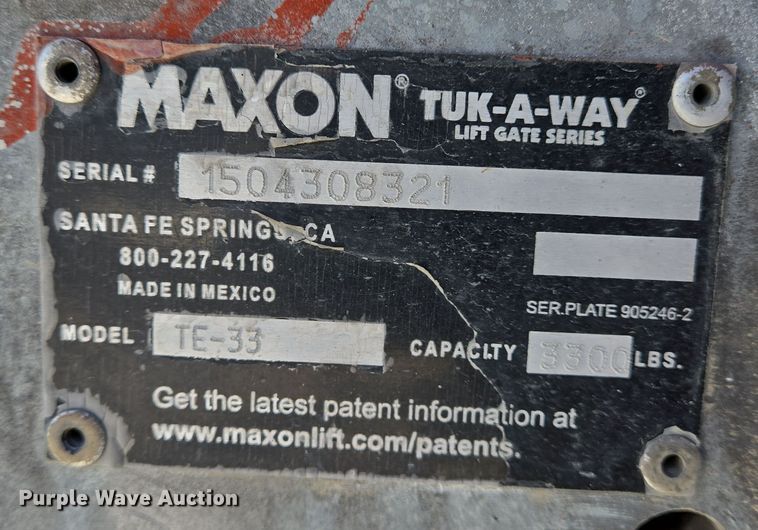 image for item DV1277 2016 International DuraStar 4300 box truck