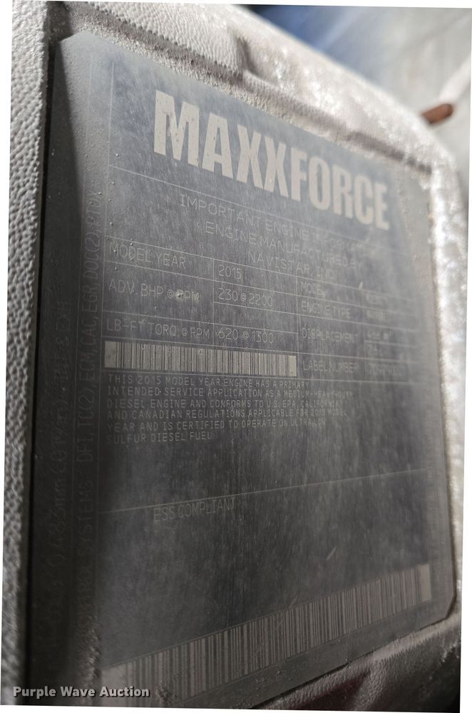 image for item DV1277 2016 International DuraStar 4300 box truck