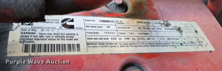 image for item DV1279 2018 International DuraStar 4300 refrigerated truck