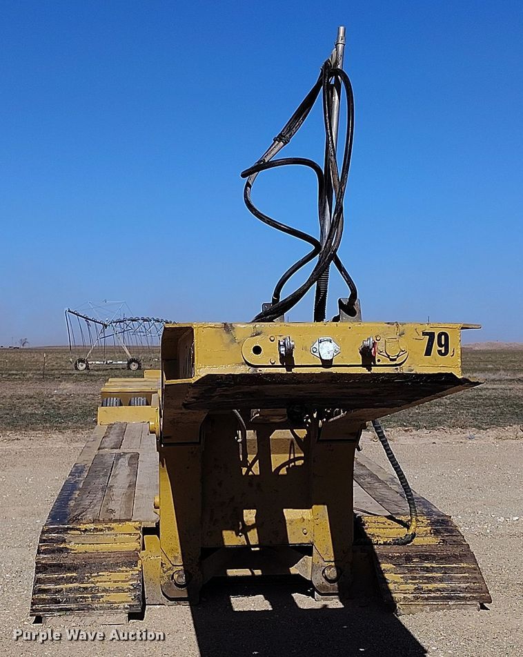 image for item DV6666 1997 Trail King lowboy equipment trailer