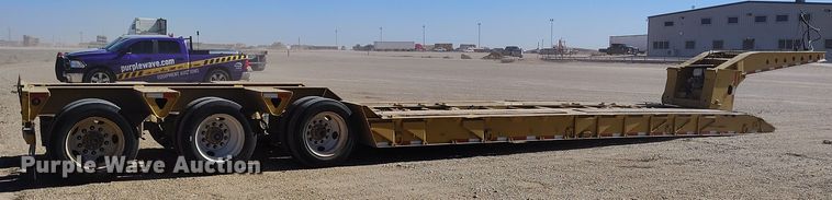 image for item DV6666 1997 Trail King lowboy equipment trailer