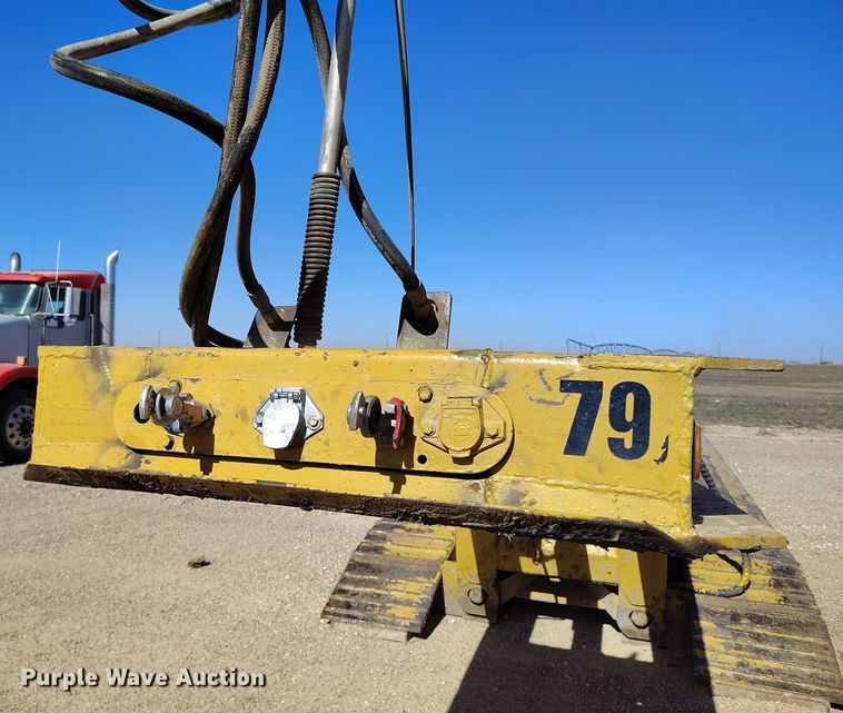 image for item DV6666 1997 Trail King lowboy equipment trailer
