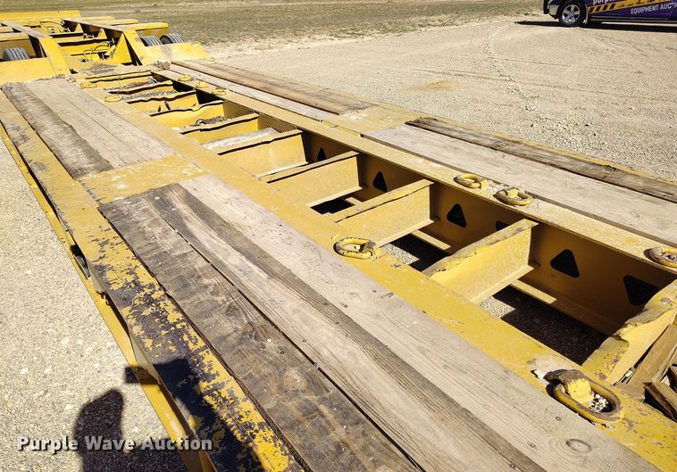 image for item DV6666 1997 Trail King lowboy equipment trailer