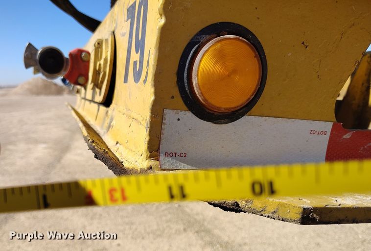 image for item DV6666 1997 Trail King lowboy equipment trailer