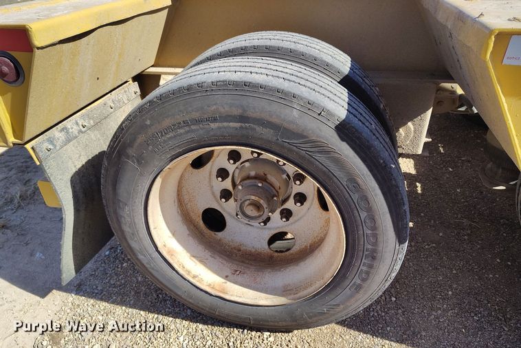 image for item DV6666 1997 Trail King lowboy equipment trailer