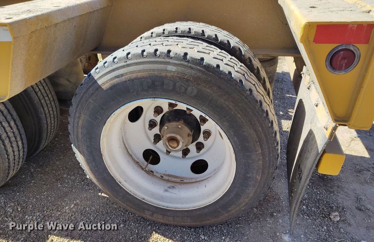 image for item DV6666 1997 Trail King lowboy equipment trailer