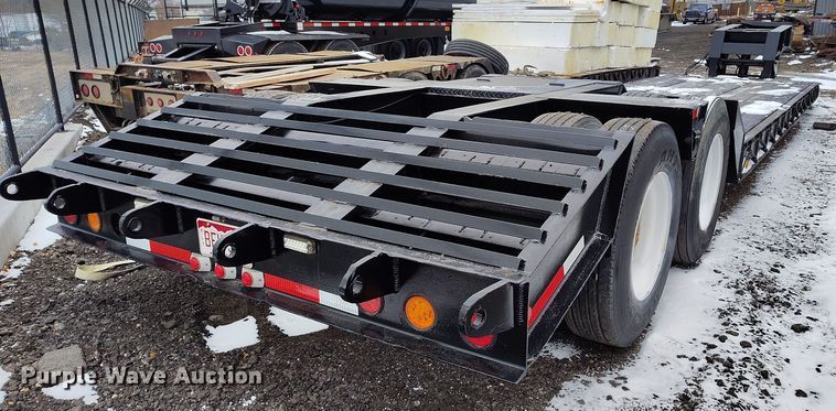 image for item DV6694 1998 Witzco Challenger RG-35 lowboy equipment trailer