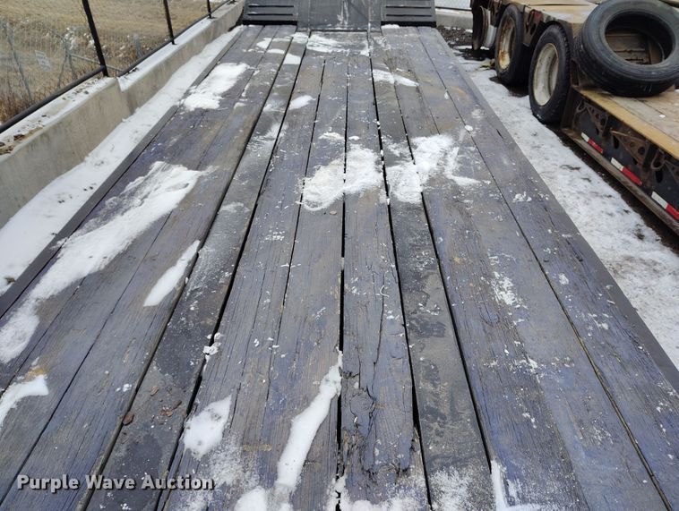 image for item DV6694 1998 Witzco Challenger RG-35 lowboy equipment trailer