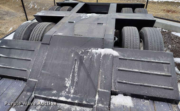 image for item DV6694 1998 Witzco Challenger RG-35 lowboy equipment trailer