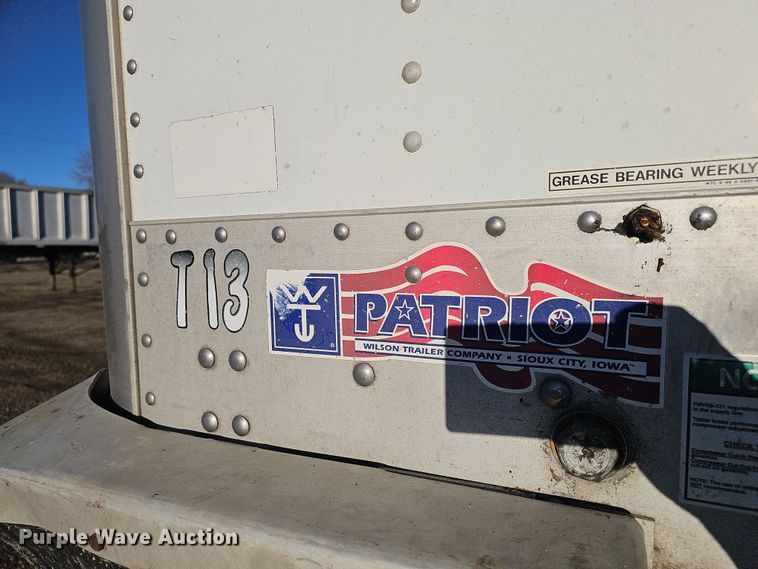 image for item DW3165 2013 Wilson DWBT-6000SS live bottom trailer